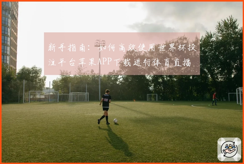 新手指南：如何高效使用世界杯投注平台苹果APP下载进行体育直播
