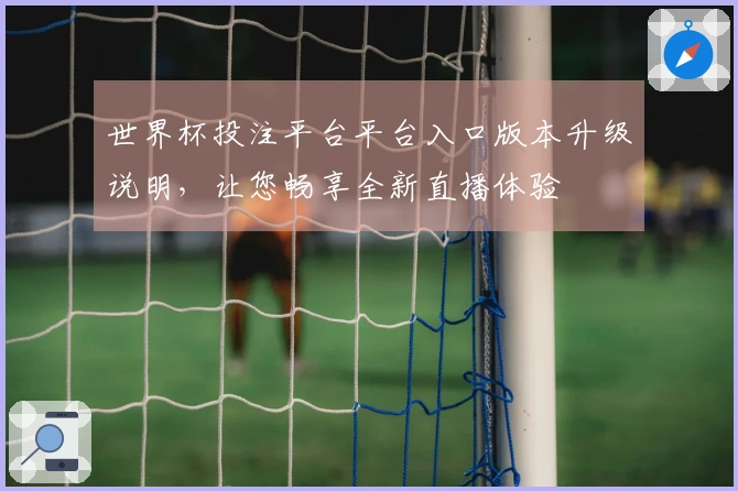 世界杯投注平台平台入口版本升级说明，让您畅享全新直播体验